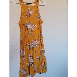 Yellow flow dress
